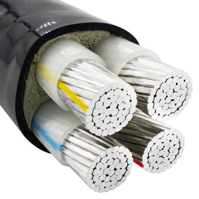 Multicore aluminum conductor cable